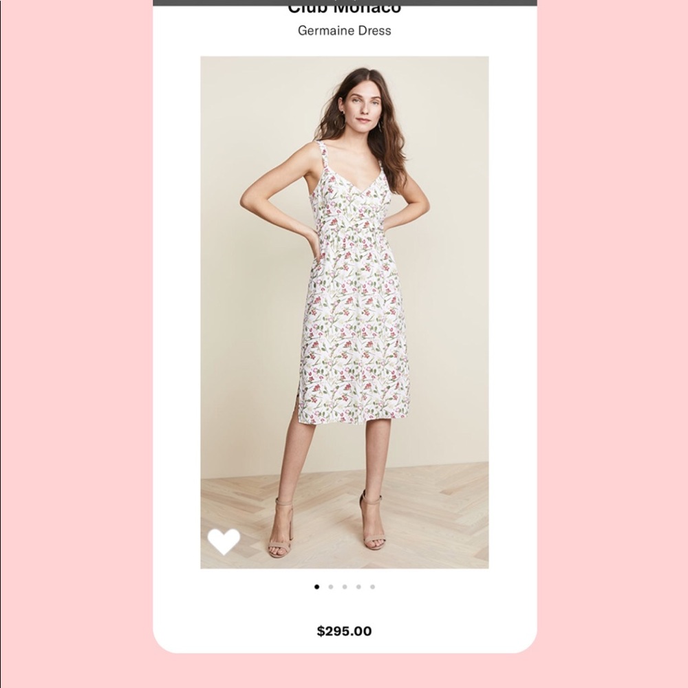 100% silk club Monaco Germaine Dress